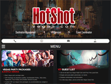Tablet Screenshot of hotshotvegas.com